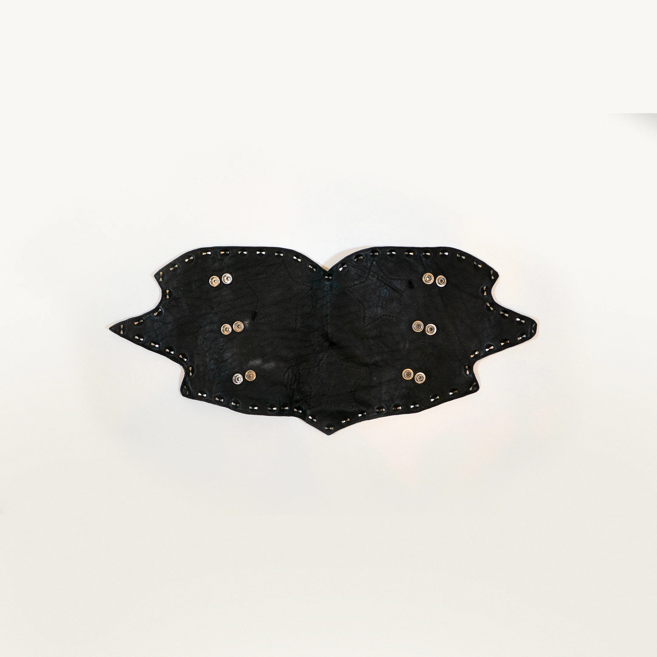 Signed Leather Star Costume Piece Worn on the Rubber Band Landing Tour - Image 3