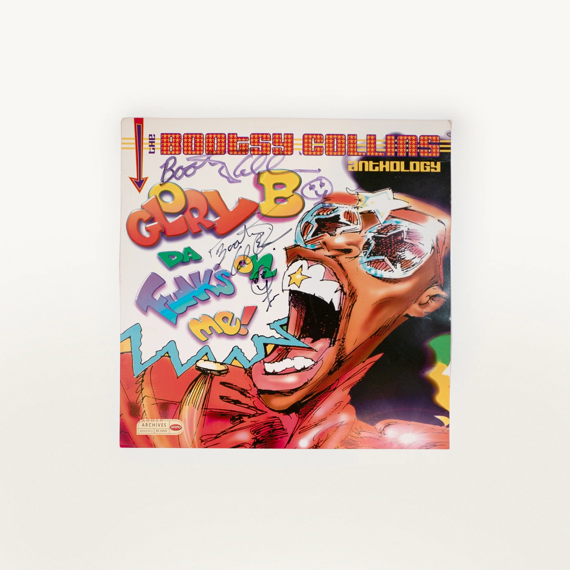 Signed Bootsy Collins Anthology Promotional Display Flat