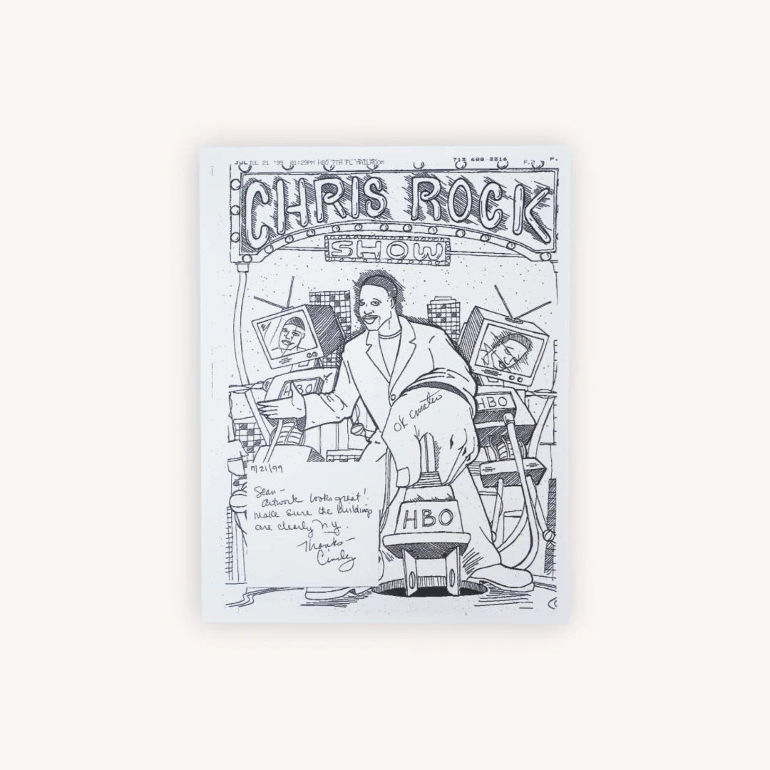“The Chris Rock Show (HBO)” - Original Sketch & Proof Set (1/1) - Image 3