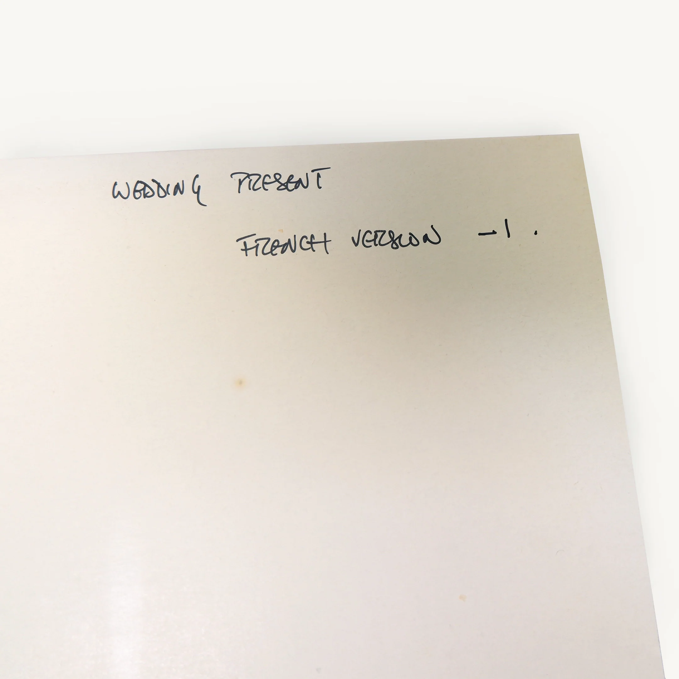 The Wedding Present – 'Why Are You Being So Reasonable Now?' Acetate Archive - Image 8