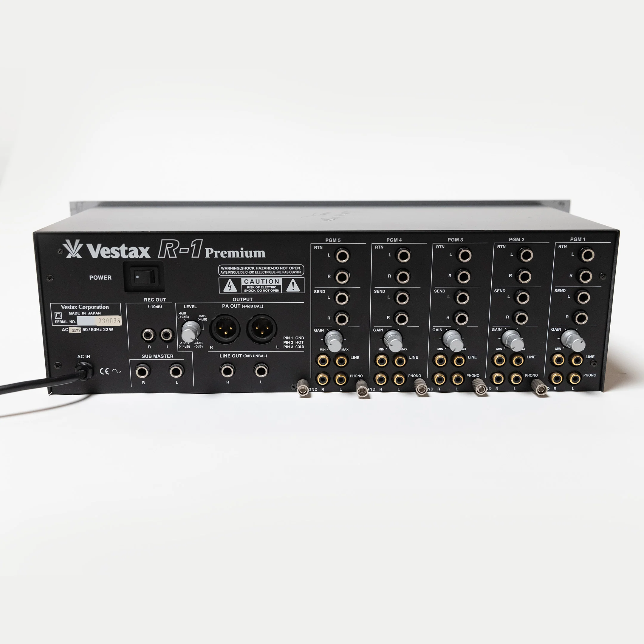 Vestax R1 Premium Mixer – Early Production Model (Custom Designed by Louie Vega & Ralphie Boy) - Image 3